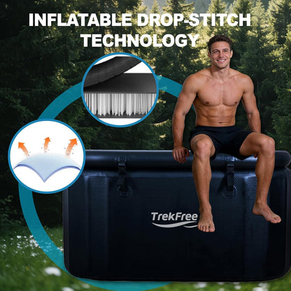 Inflatable Portable Ice Bath Tub, Cold Plunges and Adult Bathing | Ice Bath Tub,Cold Plunge Tub,Cold Plunge,Cold Tub,Ice Pod Cold Plunge,Inflatable Ice Bath,Icebath,Ice Pod