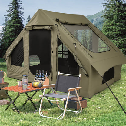 4–6 Person Inflatable Camping Tent – Panoramic Skylights & All-Weather Shelter