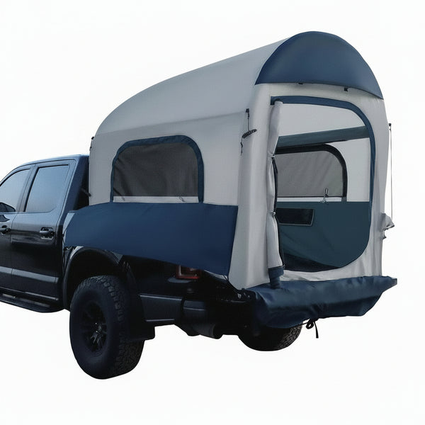 Truck Bed Tent for Camping 5Ft-8Ft for 2+1 People, 2 Mins Setup | Inflatable Pickup Truck Tent, PU 3000Mm Waterproof & High-Strength Windproof, Spacious Interior for Multi-Landscape