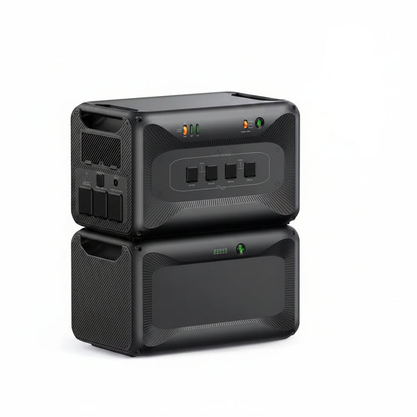 7884Wh Solar Generator, 3840W Output Power Station Lifepo4 Battery Generator Combo for Home Backup