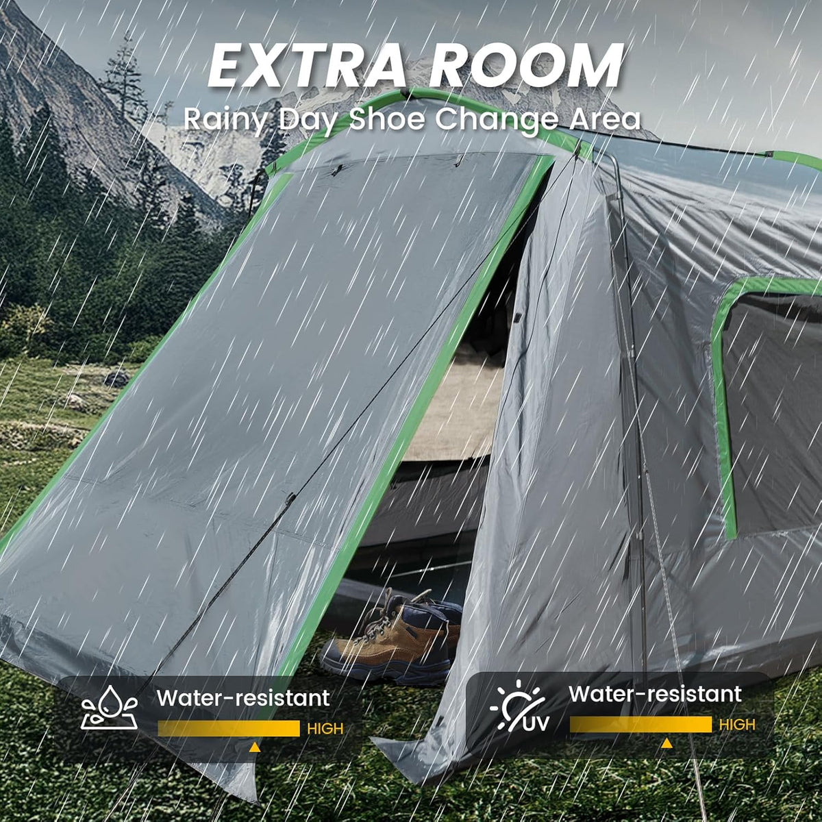 SUV Tent, Car Tents for Camping, SUV Tailgate Tent for Family | SUV Tent for Camping, Car Awning & Tailgate Tent for Van Jeep, Family Vehicle Shelter, Waterproof Wind Resistant Outdoor Gear
