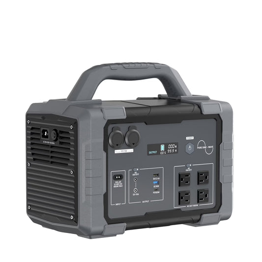 1800W Portable Solar Generator, 1024Wh Portable Power Station with 11 Outputs, Battery Generator for Home Emergency, Outdoor Camping, RV Trip, Blackout