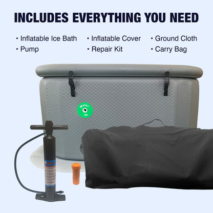 Inflatable Cold Ice Plunge Portable Bath Tub with Cover