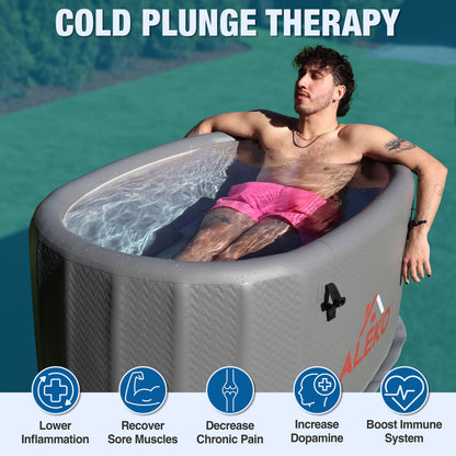 Inflatable Cold Ice Plunge Portable Bath Tub with Cover