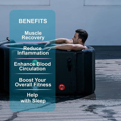 Inflatable Portable Ice Bath Tub, Cold Plunges and Adult Bathing | Ice Bath Tub,Cold Plunge Tub,Cold Plunge,Cold Tub,Ice Pod Cold Plunge,Inflatable Ice Bath,Icebath,Ice Pod
