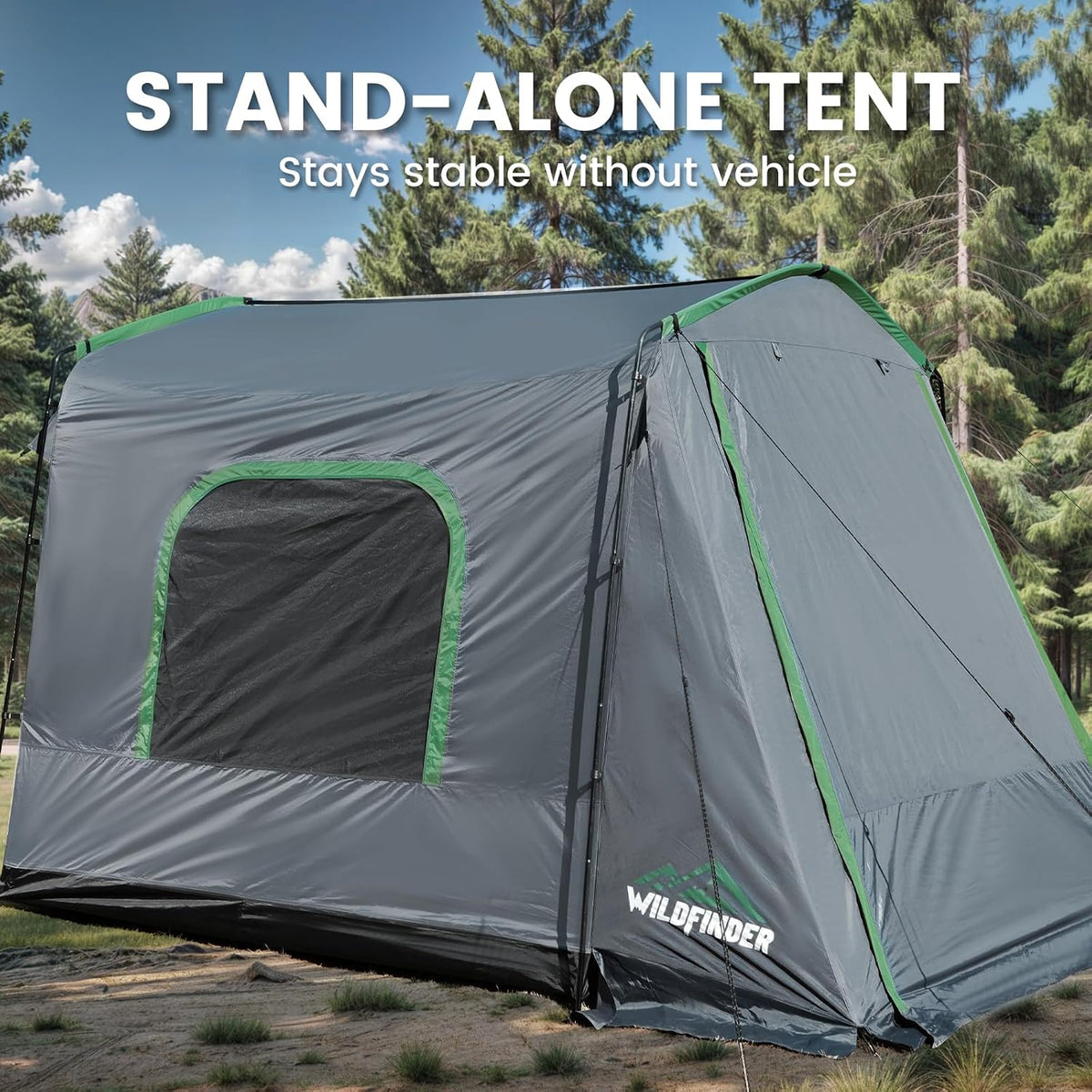 SUV Tent, Car Tents for Camping, SUV Tailgate Tent for Family | SUV Tent for Camping, Car Awning & Tailgate Tent for Van Jeep, Family Vehicle Shelter, Waterproof Wind Resistant Outdoor Gear