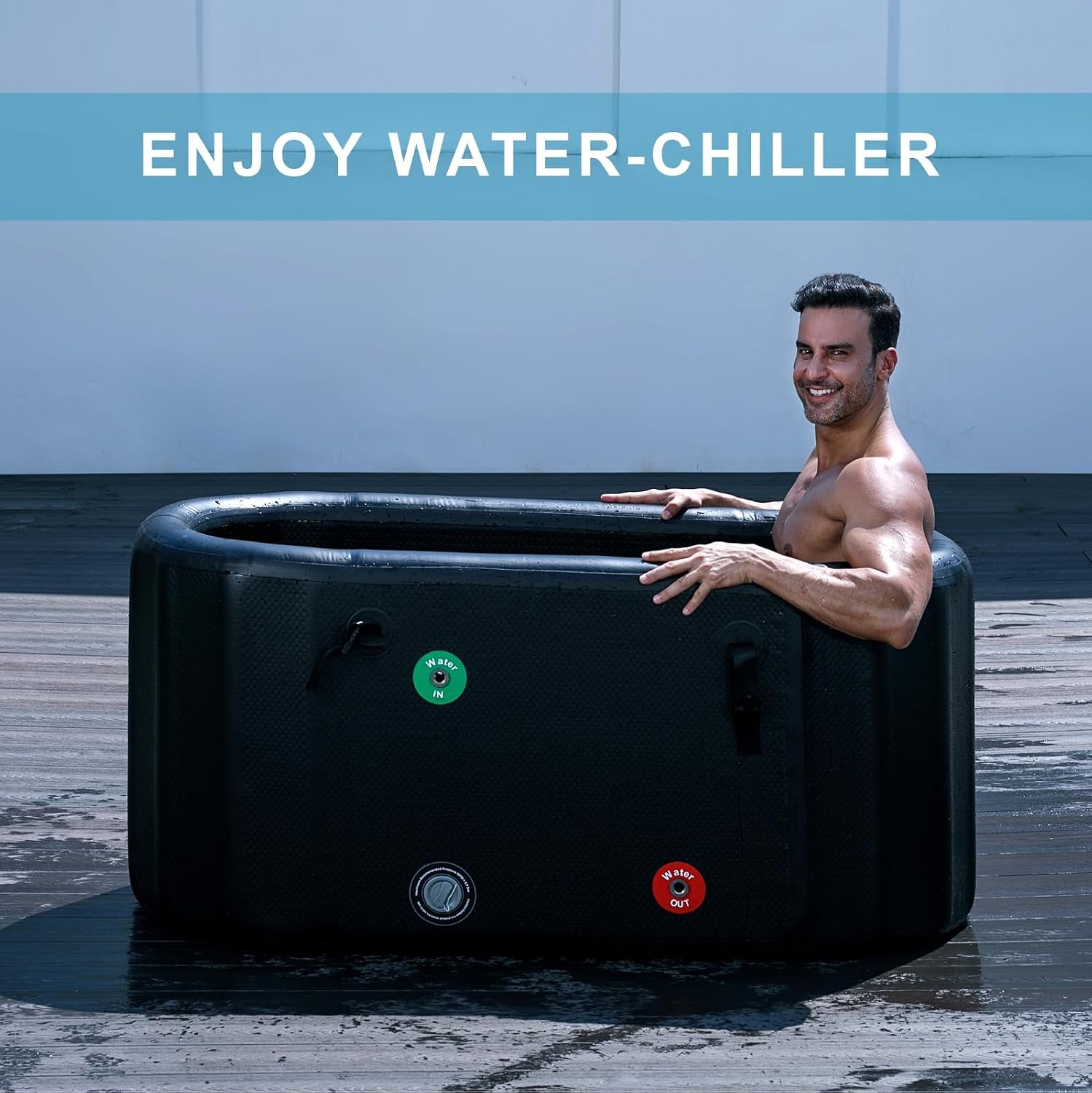 Inflatable Portable Ice Bath Tub, Cold Plunges and Adult Bathing | Ice Bath Tub,Cold Plunge Tub,Cold Plunge,Cold Tub,Ice Pod Cold Plunge,Inflatable Ice Bath,Icebath,Ice Pod