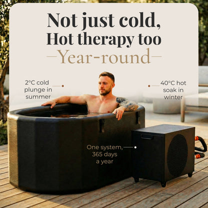 XXL Inflatable Cold Plunge System – Chiller-Ready Full-Body Immersion Tub