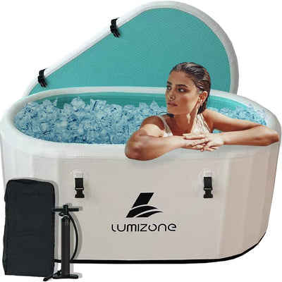 132-Gallon Inflatable Cold Plunge Tub – XL Drop-Stitch, Chiller-Ready Design